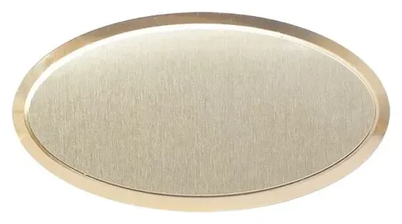 Oval Metal Yaka İsimliği
