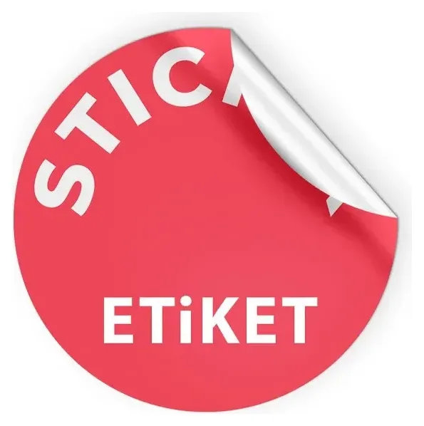 Yuvarlak Sticker Etiket